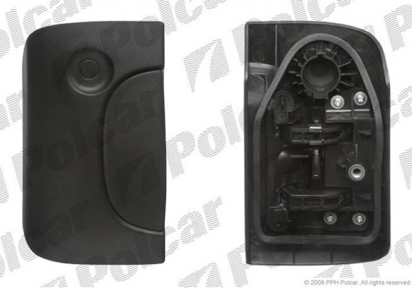 Ручка зовнішня задньої правої роспашної дверки Renault Kangoo, 97-08, без личинки